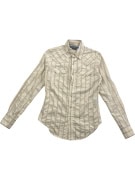 RALPH LAUREN SPORT Western Shirt Vintage Striped Beige/Tan Women’s S
