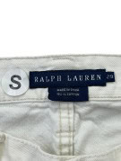 RALPH LAUREN JEANS CLASSIC OFF WHITE WOMEN PRE OWNED S