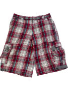 RAW BLUE CARGO SHORTS PLAID MULTICOLOR ΑΝΤΡΙΚΟ PRE OWNED M