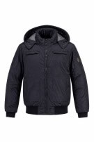 2000s REFRIGIWEAR ΜΠΟΥΦΑΝ ΜΕ ΚΟΥΚΟΥΛΑ UTILITY ΜΑΥΡΟ ΑΝΤΡΙΚΟ PRE OWNED XL
