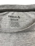 REEBOK ΑΘΛΗΤΙΚΟ T-SHIRT ΜΕ ΛΟΓΟΤΥΠΟ ΔΙΑΚΟΣΜΗΤΙΚΟ ΓΚΡΙ ΜΕΛΑΝΖΕ ΑΝΔΡΙΚΟ SMALL
