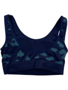 REEBOK BRA TOP CAMO SPORTSWEAR NAVY ΓΥΝΑΙΚΕΙΟ PRE OWNED S