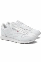 REEBOK CLASSIC LEATHER VINTAGE LOGO SNEAKERS WHITE WOMEN'S 37