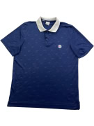 Reebok Classic Polo Μπλούζα Μπλε Με Λευκό Γιακά Ανδρική M