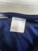 Reebok Classic Polo Μπλούζα Μπλε Με Λευκό Γιακά Ανδρική M