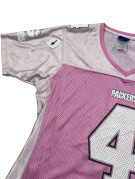REEBOK FOOTBALL JERSEY GRAPHIC PINK WOMEN PRE OWNED S