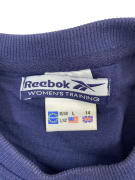 REEBOK SWEATSHIRT VINTAGE WITH LOGO BLUE WOMEN'S L