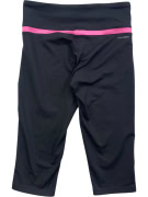REEBOK Κολάν 3/4 SKINNY CAPRI Logo Μαύρο-Ροζ Γυναικείο S