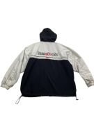 Reebok Μπουφάν Vintage Λογότυπο Λευκό/Μαύρο Ανδρικό L