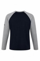 REEBOK NFL ΜΑΚΡΥΜΑΝΙΚΗ ΜΠΛΟΥΖΑ SPORTSWEAR NAVY ΓΚΡΙ ΑΝΤΡΙΚΟ PRE OWNED XL