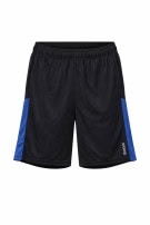 REEBOK BASKETBALL SHORTS BALL BLACK BLUE MEN PRE OWNED L