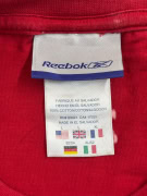 REEBOK T-SHIRT 00s EMBROIDERED LOGO ΚΟΚΚΙΝΟ UNISEX L