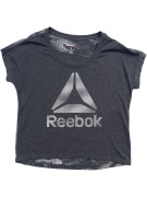 Reebok T-Shirt Big Logo Grey Women S