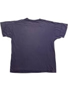 REEBOK T-shirt vintage con logo centrale viola/grigio da donna L