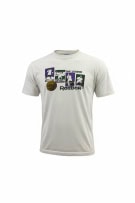 REEBOK Vintage T-shirt "The Legend" Graphic Print Λευκό Unisex Large