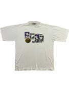 REEBOK Vintage T-shirt "The Legend" Graphic Print Λευκό Unisex Large