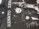 1995 RENATO ZERO GRAPHIC TEE VINTAGE BLACK UNISEX PRE OWNED L