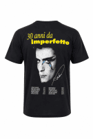 1995 RENATO ZERO GRAPHIC TEE VINTAGE BLACK UNISEX PRE OWNED L