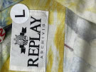 1990S REPLAY ΠΟΥΚΑΜΙΣΟ HAWAIIAN ΚΙΤΡΙΝΟ ΑΝΤΡΙΚΟ PRE OWNED L