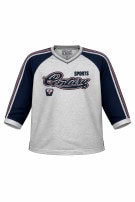 1990S REPLAY SONS ΜΠΛΟΥΖΑ ΦΟΥΤΕΡ SPORTSWEAR ΓΚΡΙ NAVY ΑΝΤΡΙΚΟ PRE OWNED XS