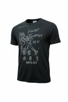 Replay T-shirt vintage con stampa grafica grigio scuro da uomo M