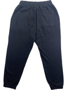 REVIEW JOGGER PANTS CASUAL LOGO PATCH BLACK MEN'S SIZE M