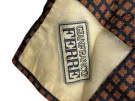 RICARDO CRAVATTA CLASSICA NERA MARRONE UOMO PRE OWNED