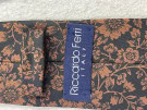 RICCARDO FERI TIE VINTAGE BLACK BROWN MEN PRE OWNED