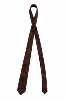 RICCARDO FERI TIE VINTAGE BLACK BROWN MEN PRE OWNED