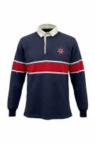 RIDER SPORTSWEAR ΜΠΛΟΥΖΑ RUGBY RETRO NAVY ΑΝΤΡΙΚΟ PRE OWNED S
