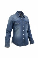 Camicia in denim Rifle blu da donna L