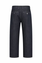80S RIFLE JEANS PANTS WASHED BLACK WOMEN PRE OWNED M