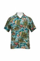 RJC ΠΟΥΚΑΜΙΣΟ HAWAIIAN ΠΑΛΜ ΕΞΩΤΙΚΟ ΤΥΡΚΟΥΑΖ ΑΝΤΡΙΚΟ PRE OWNED L