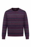 MARLBORO CLASSICS  MAGLIA RIGATA BORDEAUX UOMO PRE OWNED L