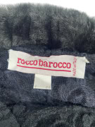 ROCCOBAROCCO Φόρεμα Mini Elegant Γούνα Γιακάς Μαύρο Γυναικείο (XL)