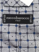 ROCCOBAROCCO ΓΡΑΒΑΤΑ ΚΛΑΣΙΚΗ ΓΚΡΙ ΜΠΛΕ ΑΝΤΡΙΚΟ PRE OWNED