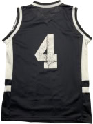 RUS UNIFORM BASKETBALL JERSEY VINTAGE #4 BLACK MENS M