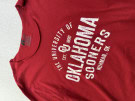 RUSSELL ATHLETIC 1990S GRAPHIC CROPPED TEE RED MEN PRE OWNED L