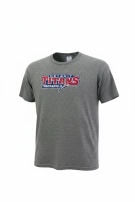 RUSSELL ATHLETIC GRAPHIC TEE ATHLETIC GREY UNISEX PRE OWNED XL