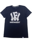 RUSSELL ATHLETIC MAGLIETTA GRAPHIC SPORTSWEAR BLU NAVY UOMO PRE OWNED M