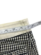'S MAX MARA ΦΟΥΣΤΑ CASUAL CHECK PATTERN LOGO BLACK-WHITE ΓΥΝΑΙΚΕΙΑ L