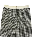 'S MAX MARA ΦΟΥΣΤΑ CASUAL CHECK PATTERN LOGO BLACK-WHITE ΓΥΝΑΙΚΕΙΑ L