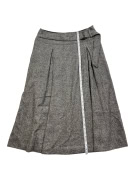 S MaxMara Μάλλινη Midi Φούστα Γκρι Γυναικεία L