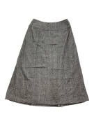 S MaxMara Μάλλινη Midi Φούστα Γκρι Γυναικεία L