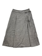 S MaxMara Μάλλινη Midi Φούστα Γκρι Γυναικεία L