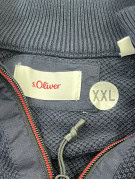 S OLIVER ΠΛΕΚΤΟ HALF ZIP MINIMAL NAVY ΑΝΤΡΙΚΟ PRE OWNED XXL
