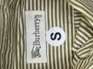 BURBERRY CAMICIA A RIGHE MARRONE UOMO PRE OWNED S