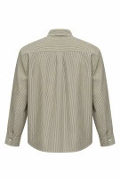 BURBERRY CAMICIA A RIGHE MARRONE UOMO PRE OWNED S