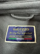 Saluzzo Jacket Casual Italian Style Logo Μαύρο Ανδρικό L