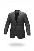 Santino Blazer Κλασικό Μαύρο Ανδρικό M